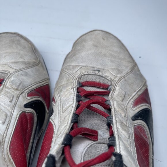 Y2K Nike Impax Atlas 3 Men's Shoes Red/Gray/White Running Size 11 Read* - Picture 13 of 16